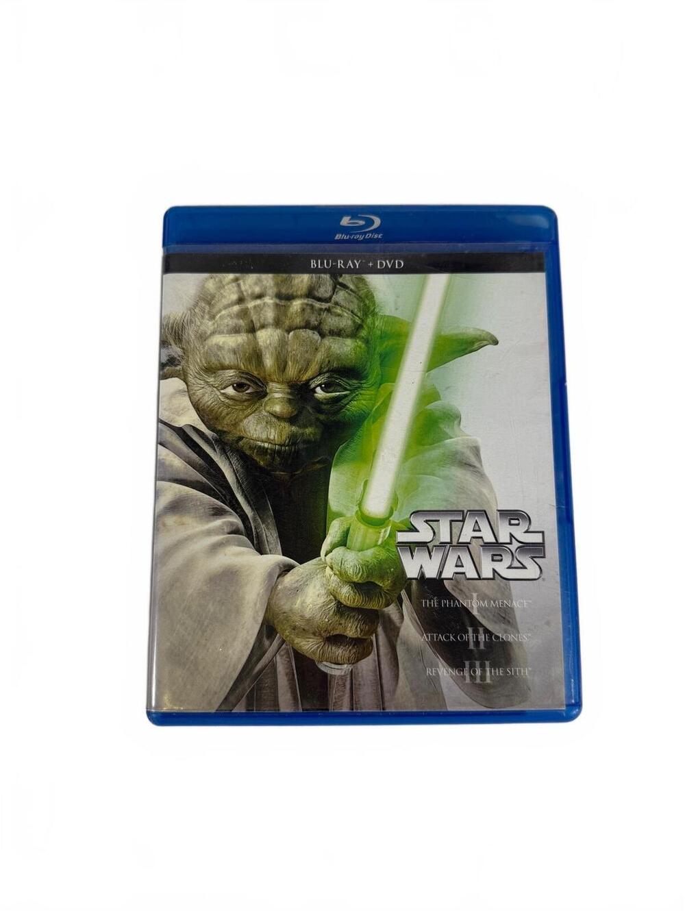 Star Wars Episode I-III Trilogy Blu-ray + DVD Set Vintage Collectible
